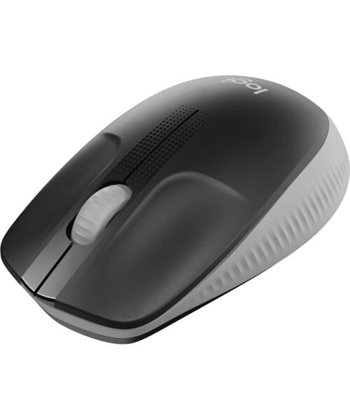 Logitech M190/Kancelářská/Optická/1 000 DPI/Bezdrátová USB/Šedá