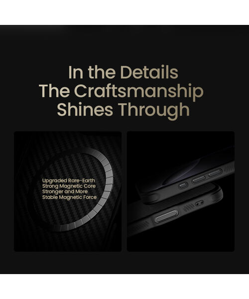 Nillkin CarboProp Aramid Magnetic Zadní Kryt pro Apple iPhone 16 Pro Max Black