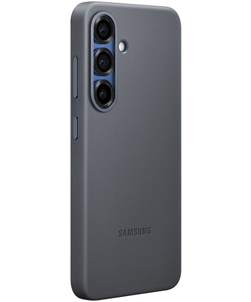 Samsung Ochranný kryt z veganské kůže pro Galaxy S25 Black