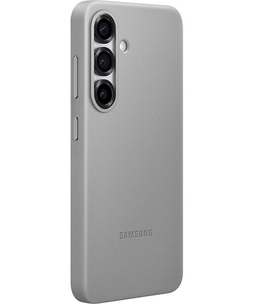 Samsung Ochranný kryt z veganské kůže pro Galaxy S25 Gray