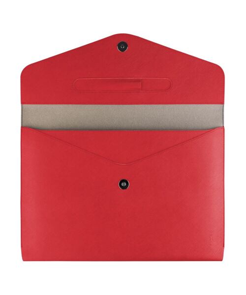 Pouzdro FIXED Siena pro notebooky o úhlopříčce do 15,3", červené