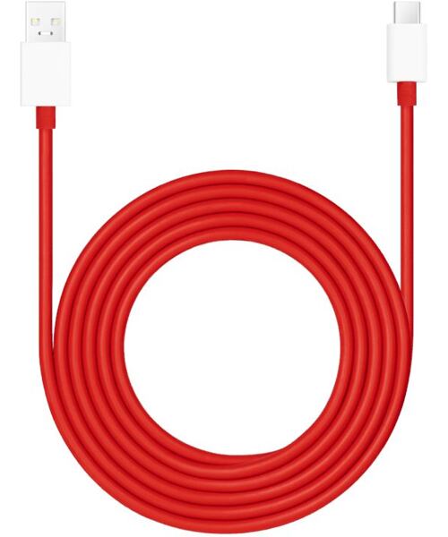 OnePlus SUPERVOOC Charge USB-A/USB-C Datový Kabel 10A 1,5m Red