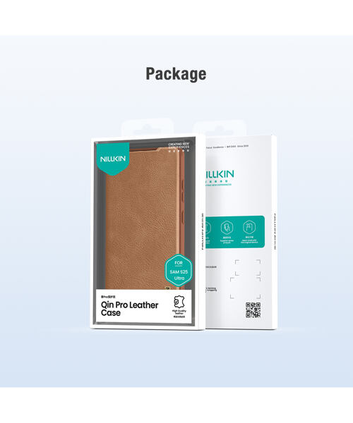 Nillkin Qin Book PRO Pouzdro pro Samsung Galaxy S25 Ultra Black