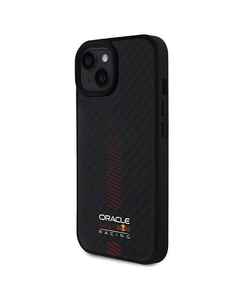 Red Bull Carbon Powerbar MagSafe Zadní Kryt pro iPhone 15 Black