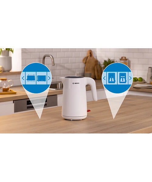 Bosch TWK2M161 elektrická konvice 1,7 l 2400 W Bílá