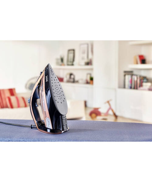 Tefal FV9865E0 žehlička Suché i parní žehlení Samočisticí žehlicí plocha z durilia 3000 W Černá, Zla