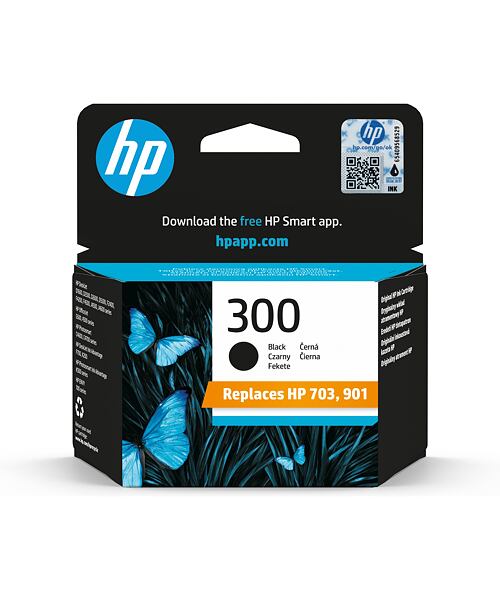 HP 300 Černá originální inkoustová kazeta