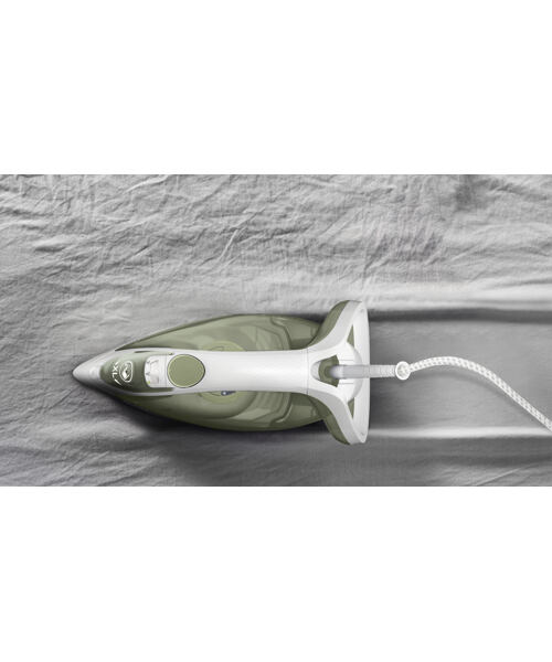 Tefal Easygliss Eco FV5781E1 napařovací žehlička, 2800 W, Eco režim, funkce kropení, mechově zelená