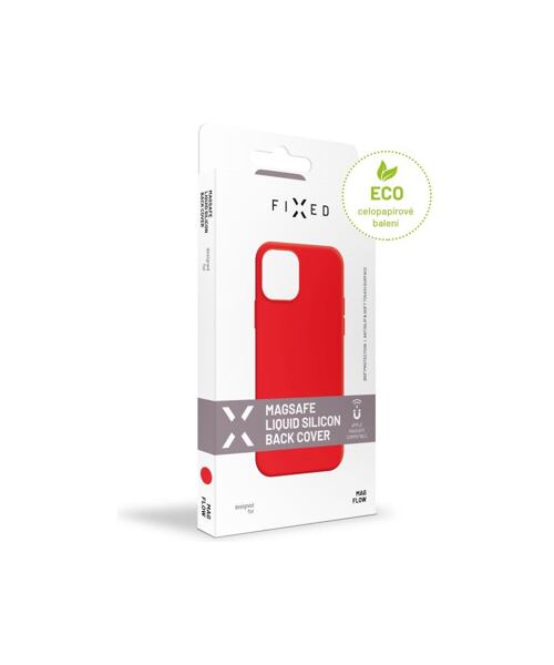 Zadní kryt FIXED MagFlow s podporou MagSafe pro Samsung Galaxy S25 Ultra, červený