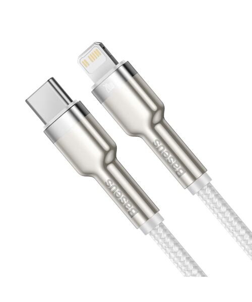 Baseus Datový kabel Cafule USB-C/Lightning PD 20W 2m bílý