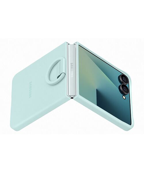 EF-PF766TME Samsung Silikonový Kryt s Kroužkem pro Galaxy Z Flip 7 Mint