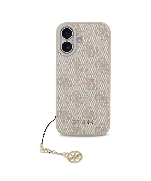 Guess 4G Charm MagSafe Zadní Kryt pro iPhone 17 Tone on Tone Pink