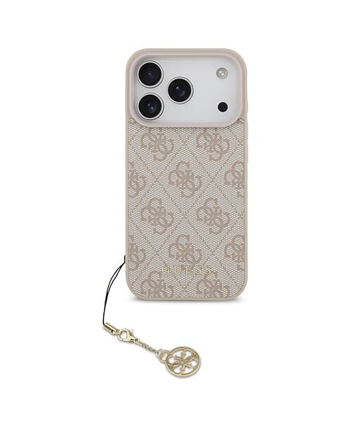 Guess 4G Charm MagSafe Zadní Kryt pro iPhone 17 Pro Tone on Tone Pink