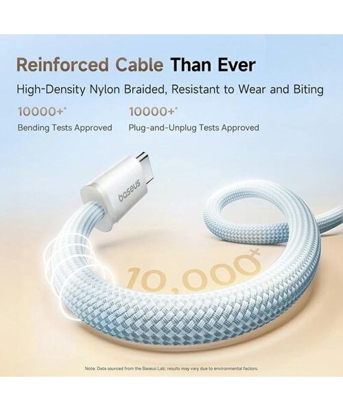 Baseus Dynamic 4 Pro Series Datový Kabel USB-C - USB-C 100W 1m Galaxy Blue