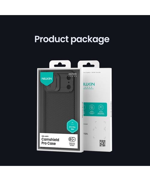 Nillkin CamShield PRO Zadní Kryt pro Apple iPhone 17 Pro Max Black