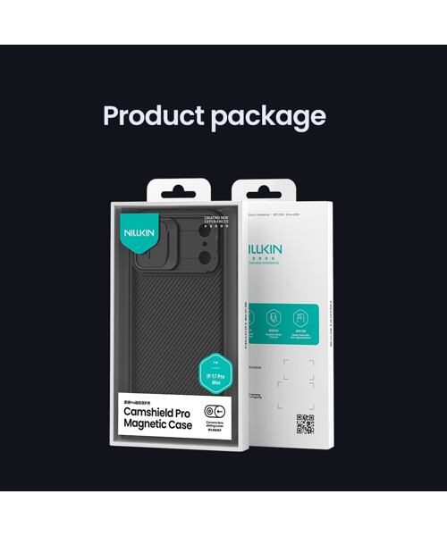 Nillkin CamShield PRO Magnetic Zadní Kryt pro Apple iPhone 17 Pro Max Black