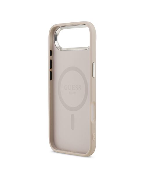 Guess PU Saffiano MagSafe Zadní Kryt pro iPhone Air Pink