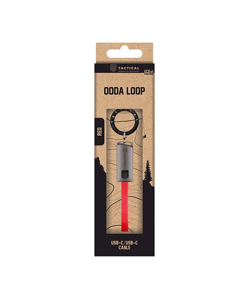 Tactical OODA Loop Cable USB-C/USB-C Red