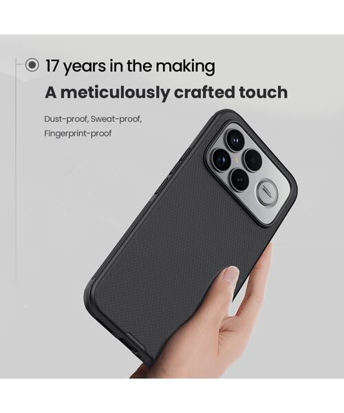 Nillkin Super Frosted PRO Zadní Kryt pro Poco F8 Ultra Black