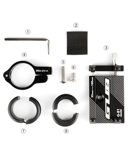 Držák na mobilní telefon pro Mi Elecric Scooter M365 / Pro (OEM) - černá