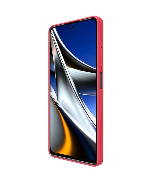 Nillkin Super Frosted Kryt pro Poco X4 Pro 5G Red