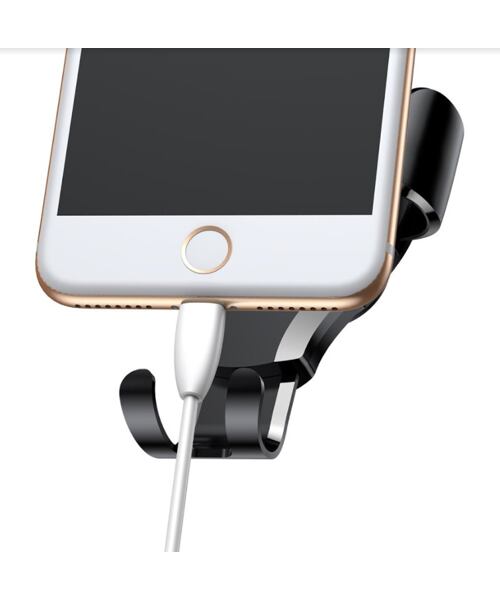 Baseus SUYL-XP0S Osculum Gravity Držák do Auta Black/Silver