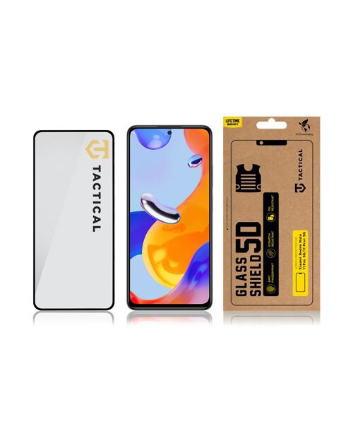 Tactical Glass Shield 5D sklo pro Xiaomi Redmi Note 11 Pro 5G/11 Pro+ 5G Black