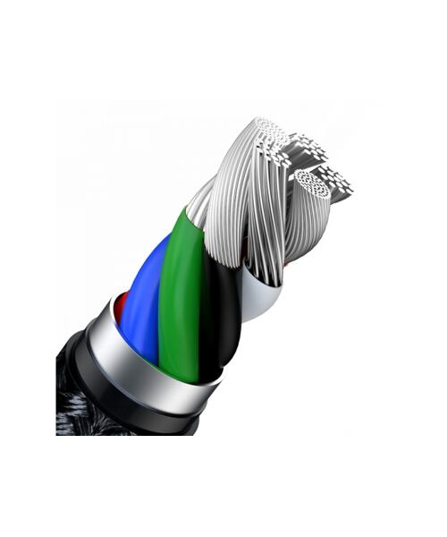 Baseus Cafule Metal Series Datový Kabel USB-C - Lightning 20W 1m Black