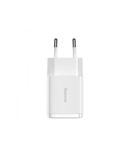 Baseus CCXJ010202 Compact Nabíječka 2xUSB 10,5W White