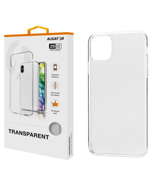 Pouzdro TRANSPARENT ALIGATOR Apple iPhone 11 Pro Max