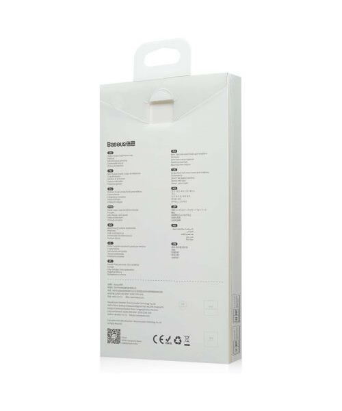 Baseus iPhone 13 Pro case Liquid Silica Gel Protective White (ARYT000402)