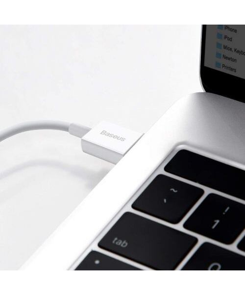 Baseus CALYS-A02 Superior Fast Charging Kabel Lightning 2.4A 1m White