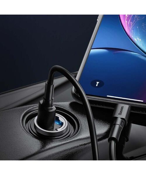 Baseus VCHX-B0G Tiny Star Quick Charge Nabíječka do Auta USB-C 30W Gray