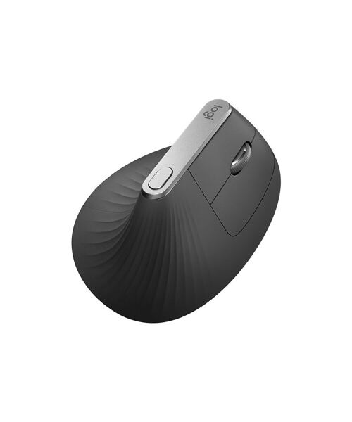Logitech MX Vertical/Vertikální/Optická/Pro praváky/4 000 DPI/USB+BT/Grafitová