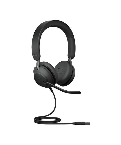 Jabra Evolve2 40 SE/Stereo/USB/Drát/Černá
