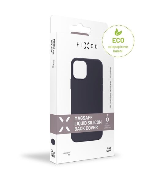 Zadní kryt FIXED MagFlow s podporou MagSafe pro Apple iPhone 13 Pro Max, modrý