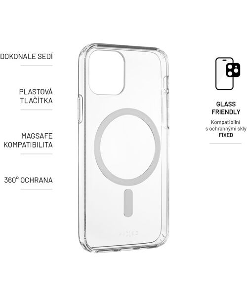 Zadní kryt FIXED MagPure s podporou Magsafe pro Apple iPhone 11 Pro, čirý