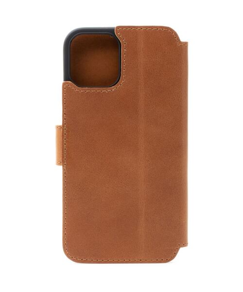 Kožené pouzdro typu kniha FIXED ProFit pro Apple iPhone 13 Pro, hnědé