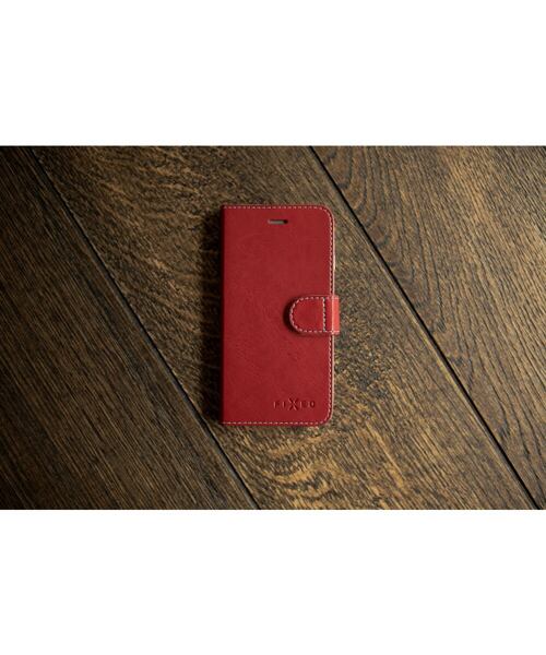 Pouzdro typu kniha FIXED Fit pro Apple iPhone 12 Pro Max, červené