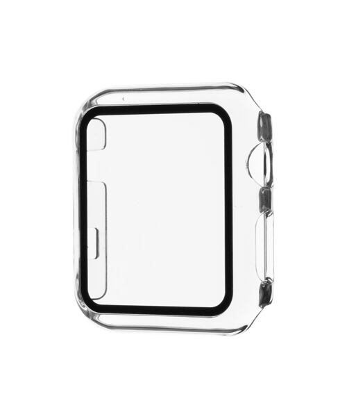 Ochranné pouzdro FIXED Pure s temperovaným sklem pro Apple Watch 44mm, čiré