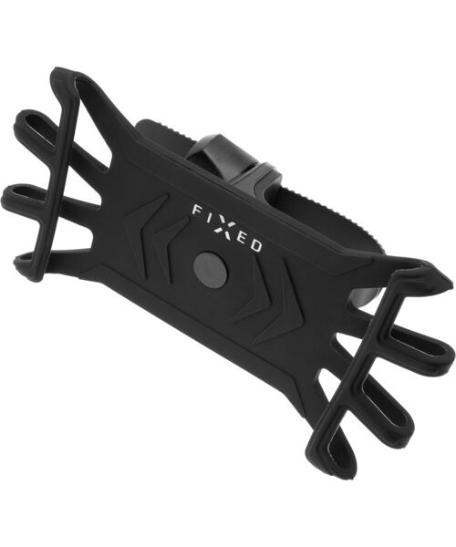 Silikonový držák mobilního telefonu na kolo FIXED Bikee, černý