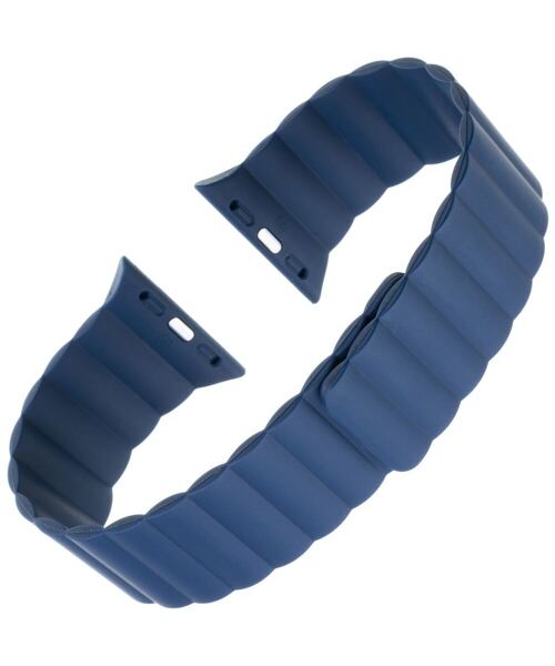 Silikonový řemínek FIXED Magnetic Strap s magnetickým zapínáním pro Apple Watch 38/40/41mm, modrý