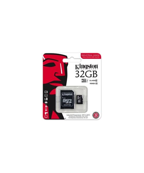 Kingston Industrial/micro SDHC/32GB/UHS-I U3 / Class 10/+ Adaptér
