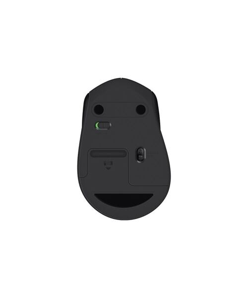 Logitech M330/Kancelářská/Optická/Pro praváky/1 000 DPI/Bezdrátová USB/Černá