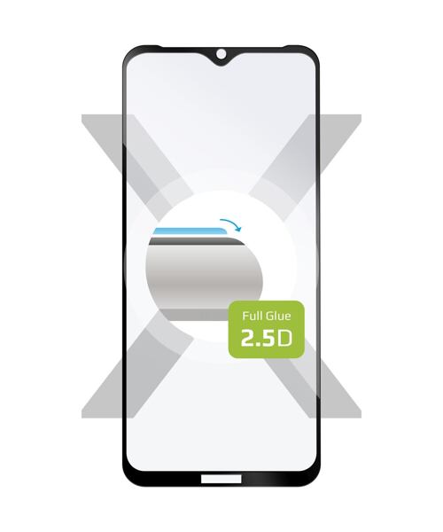FIXED Full Cover 2,5D Tempered Glass for Xiaomi Redmi 9A/9A 2022/9C/9C NFC, black