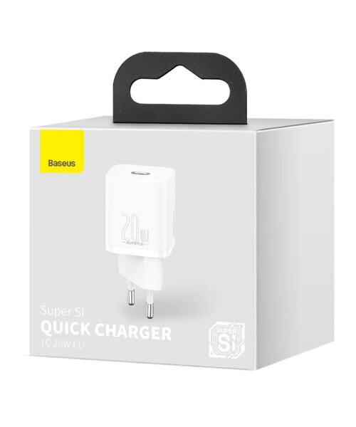 Baseus CCSUP-B02 Super Si Quick Nabíječka USB-C 20W White