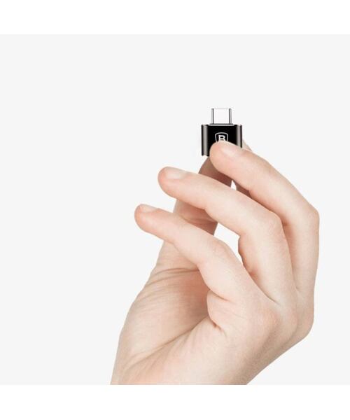 Baseus CATOTG-01 Adaptér z USB-A na USB-C Black