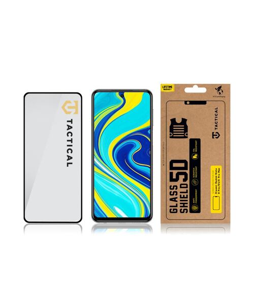 Tactical Glass Shield 5D sklo pro Xiaomi Redmi Note 9 Pro/9S/9 Pro Max Black