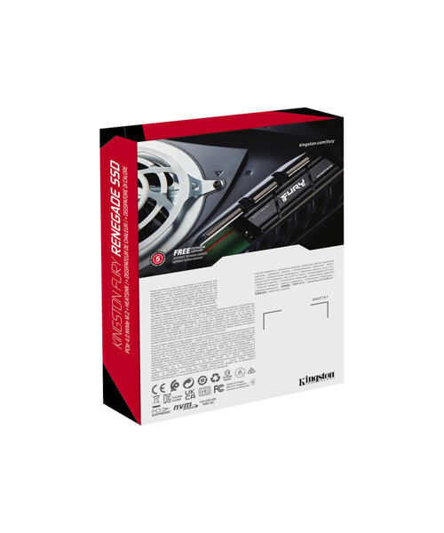 Kingston Fury Renegade/2TB/SSD/M.2 NVMe/Černá/Heatsink/5R