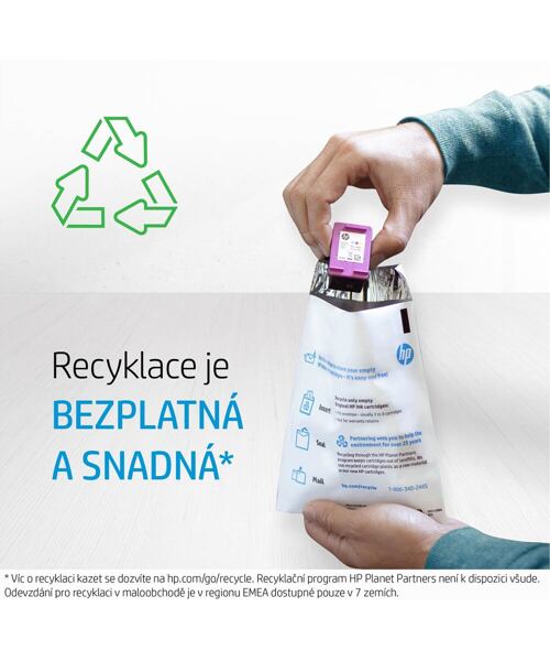 HP 62 černá inkoustová náplň, C2P04AE